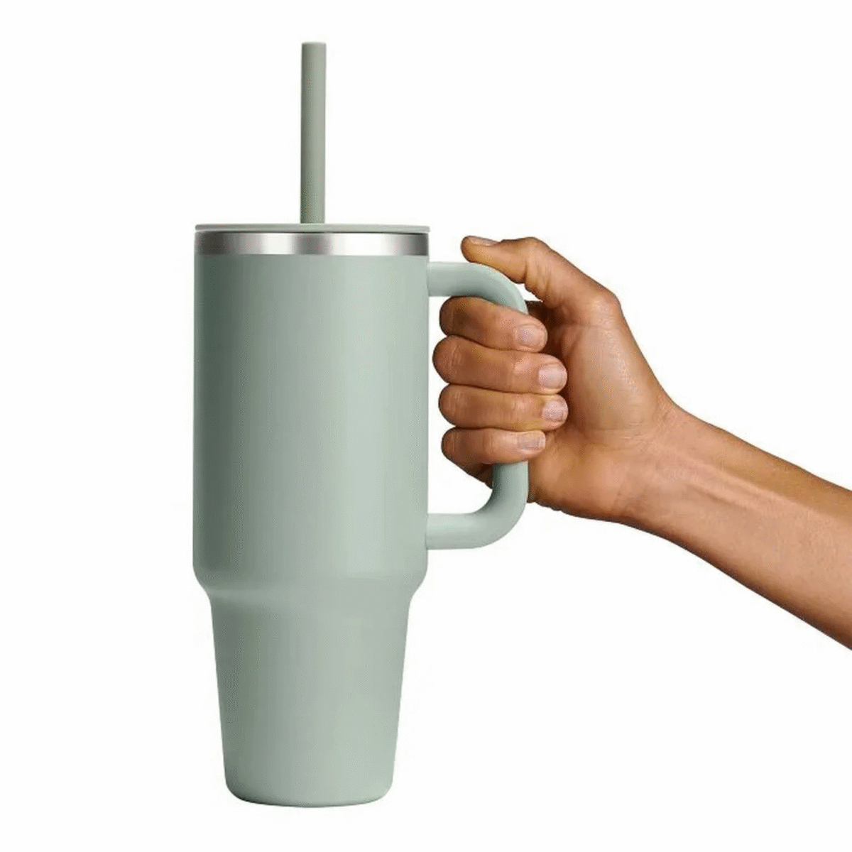 40 oz Travel Tumbler Agave color - Image 3