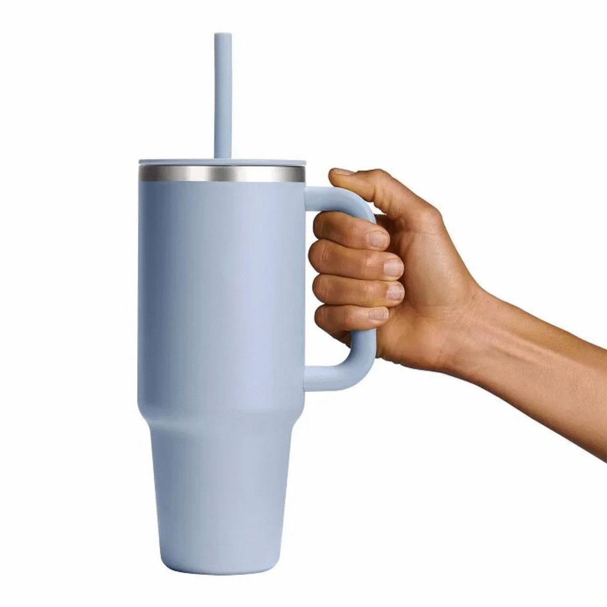 40 oz Travel Tumbler Blue color - Image 3