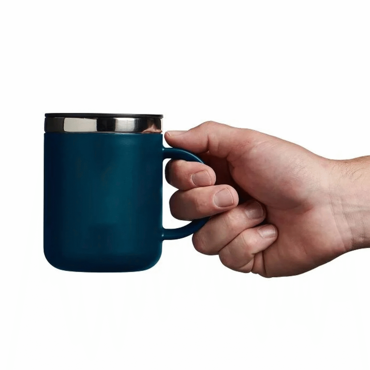 12 oz Coffee Mug Blue Color - Image 2